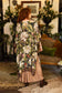 Fleur De Lune Kimono w/ Florals & Bees