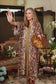 Art of Life Kimono w/ Flower Palette Print