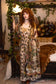 Golden Hour Opera Duster Kimono Robe w/ floral print
