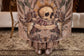 Momento Opera Duster Kimono Robe w/ Starlings & Skull
