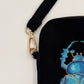 Beetle - The Guardian Embroidered Velvet Cell & Sunnies Pouch