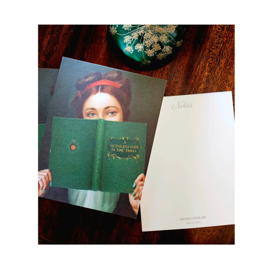 'A Victorian's Guide To Time Travel' Note Card