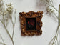Spooky Rose Print Resin in Ornate Frame - Lovers Eye