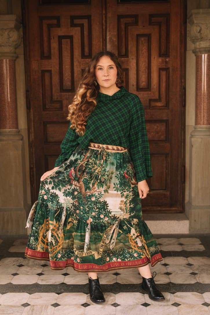 Wildheart Atelier Skirt w/ Pockets, Tassles & Unicorn