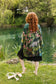 The Daydreamer Matinée Duster Kimono w/ Roses & Rabbits