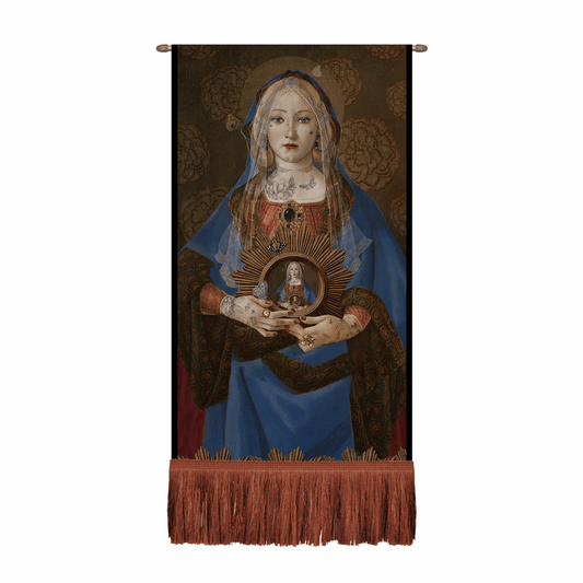 Madonna Velvet Banner by Voglio Bene (15x28”)