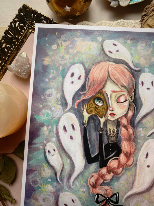 Never Alone 8.5x11 Art Print by Olivia Faust