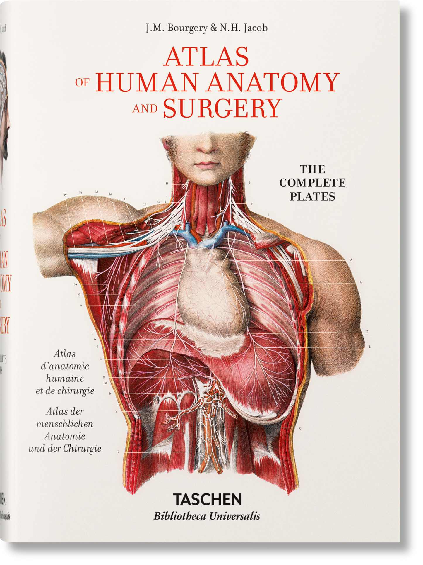 Atlas of Human Anatomy and Surgery by J.M. Bourgery & N.H. Jacob (Hardcover)