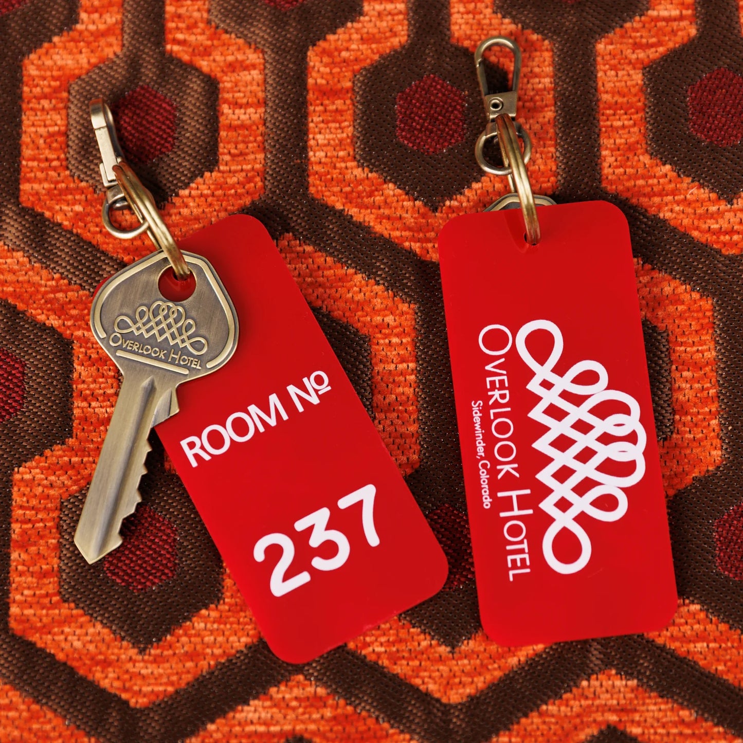 Overlook Hotel “The Shining” Room 237 Key Tag & Luggage Charm Large
