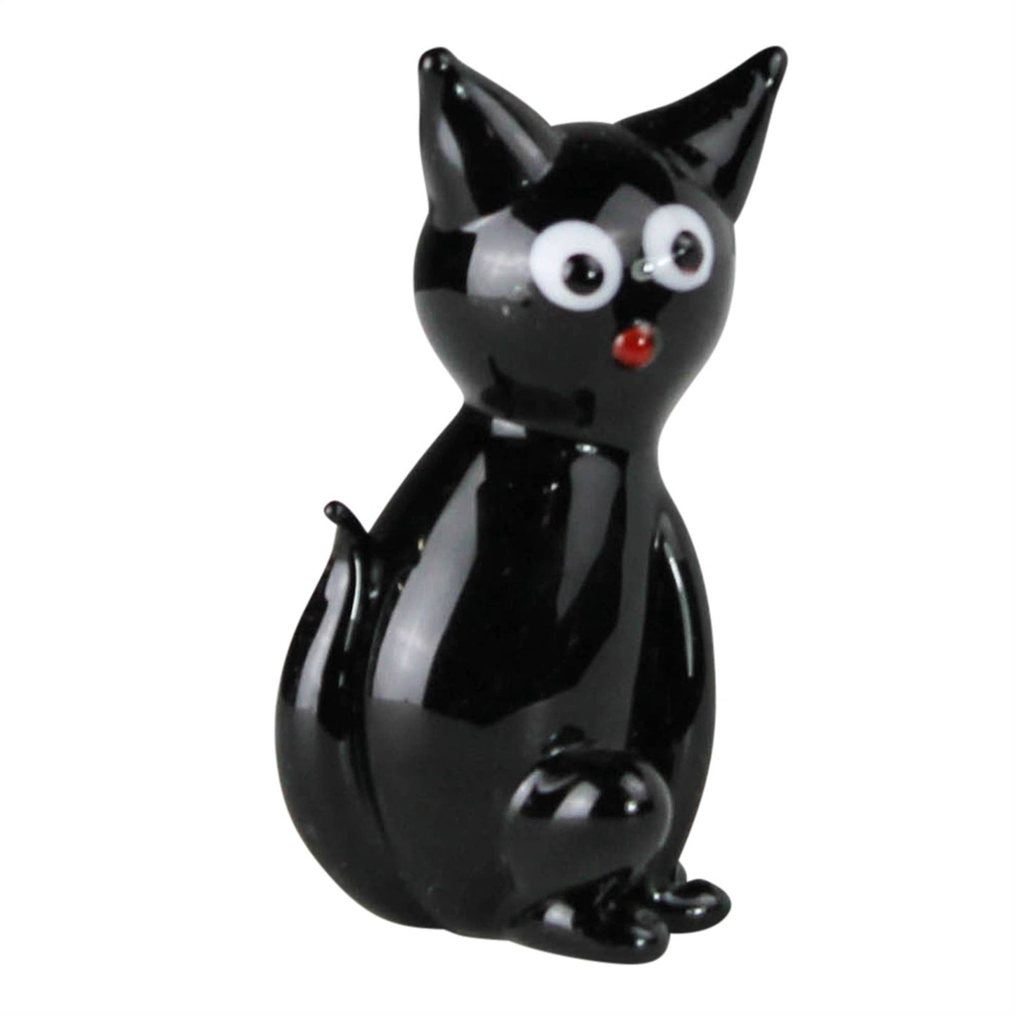 Glass Black Cat