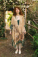 Fable Bohemian Goddess Starduster Kimono with Deer and Moon