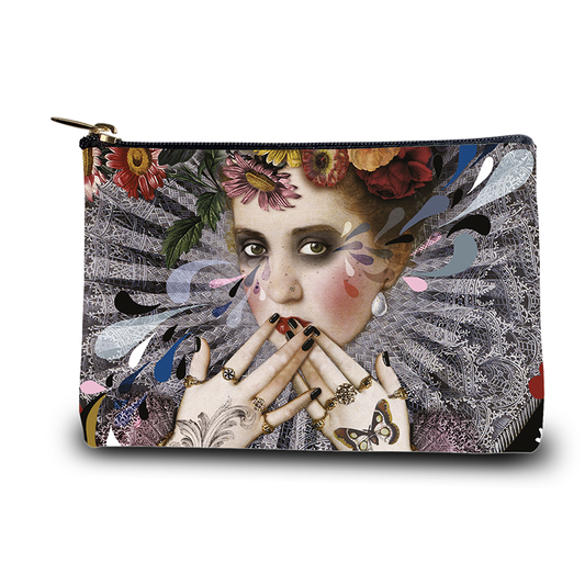 Shut Up Canvas Wallet by Voglio Bene