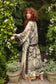 Honey & The Moon Opera Duster Kimono Robe w/ Florals & Bees