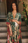 Wildheart Goddess Duster Kimono w/ Florals, Unicorn & Castle