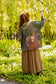The Messenger Fleece Cottage Cardigan Jacket w/ Joan of Arc