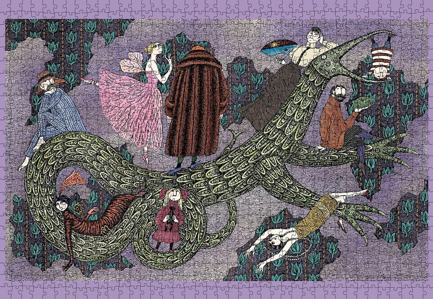 Edward Gorey: Drop Curtain 1000-Piece Jigsaw Puzzle