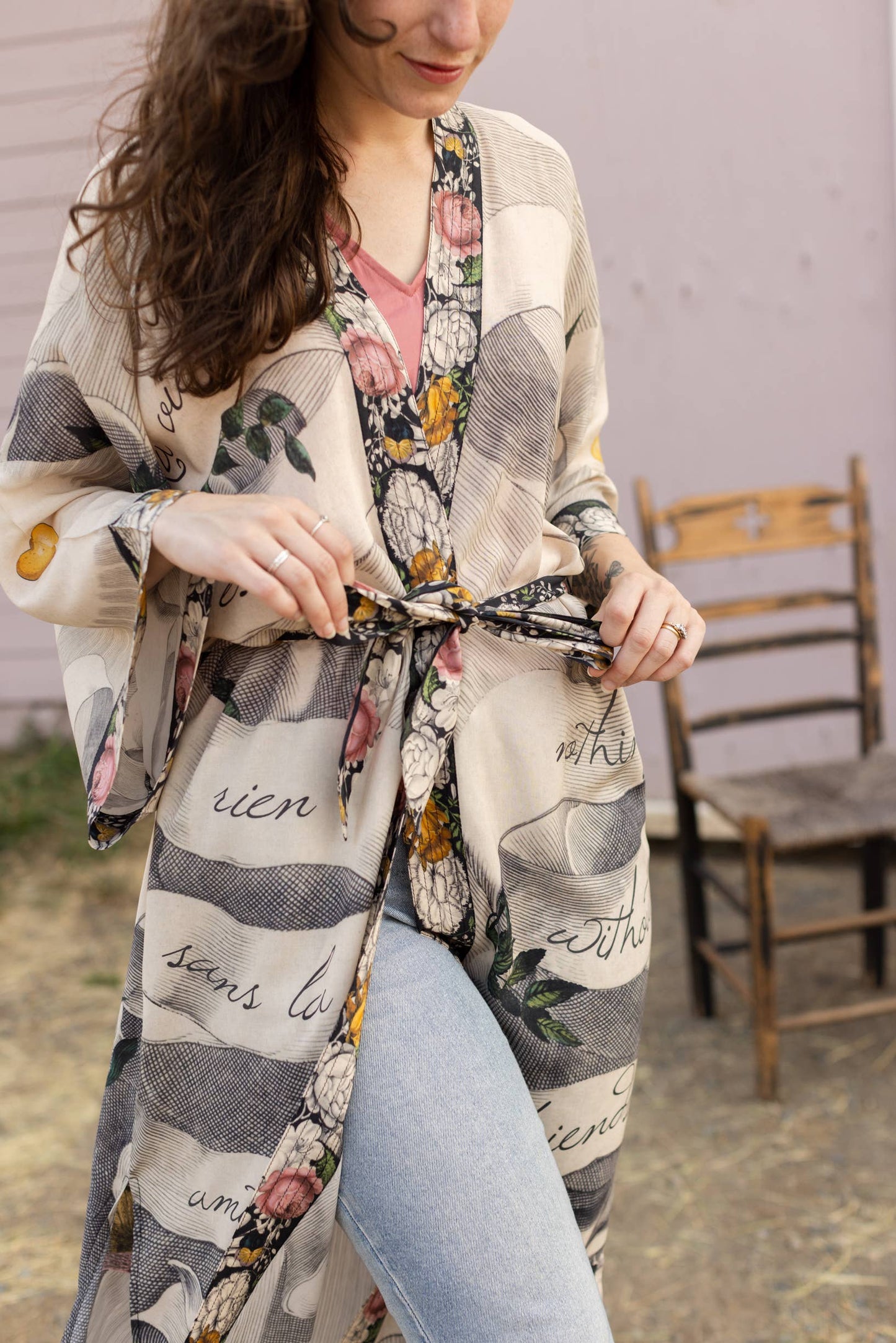 Take My Hand Full Length Kimono