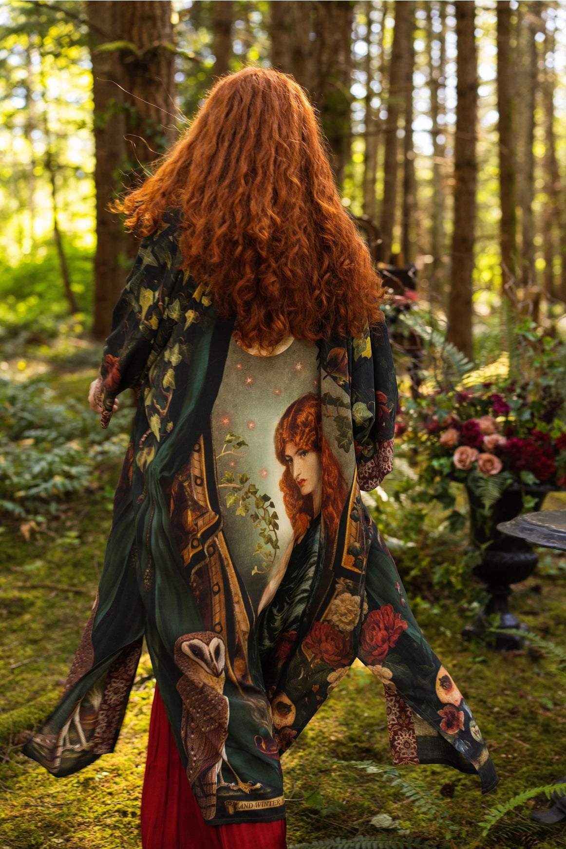 Solstice Opera Duster Kimono Robe ft. Persephone, Moon & Owl