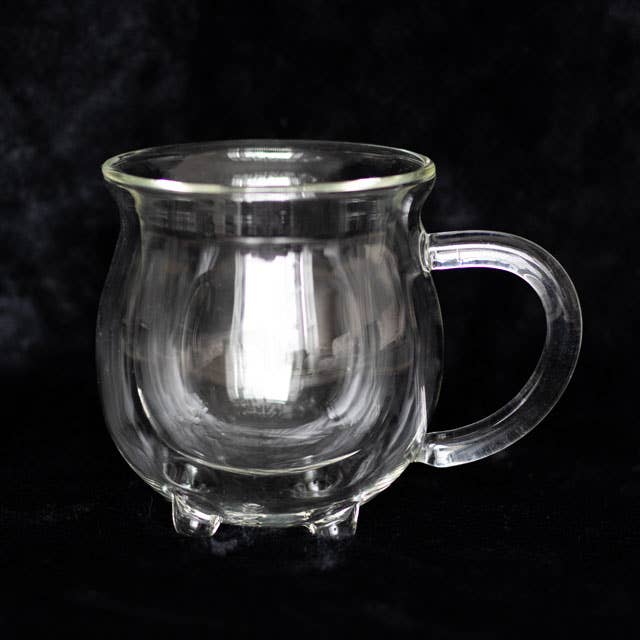 Glass Cauldron Mug (Double Walled)