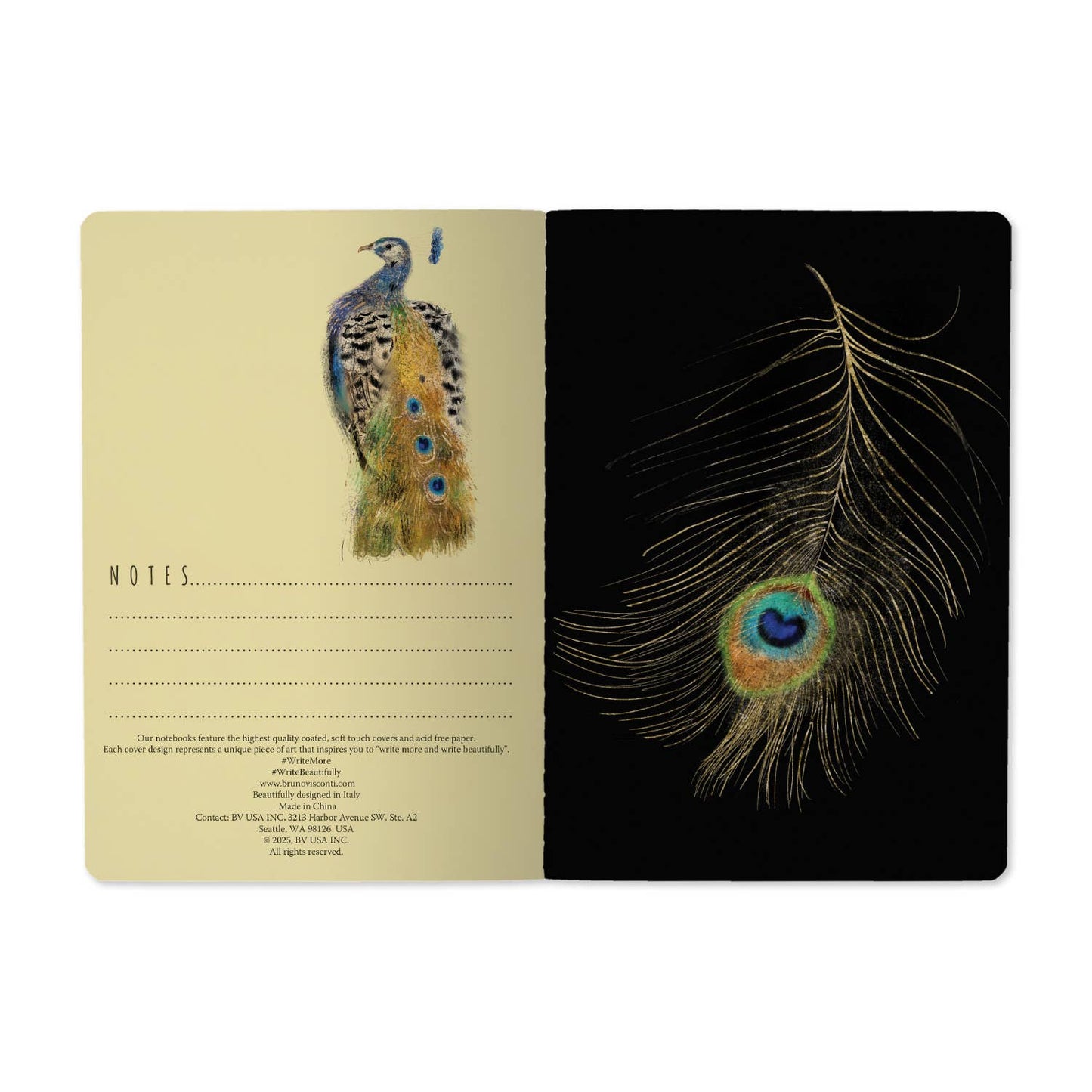 Magic Peacocks Notebook