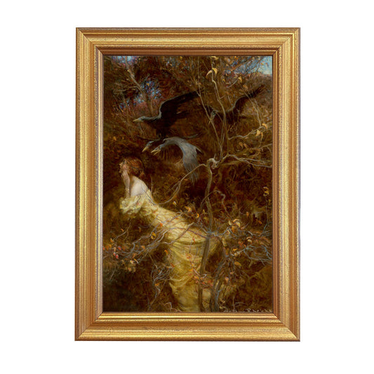 The Haunted Wood Framed Print