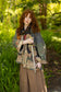 The Messenger Fleece Cottage Cardigan Jacket w/ Joan of Arc