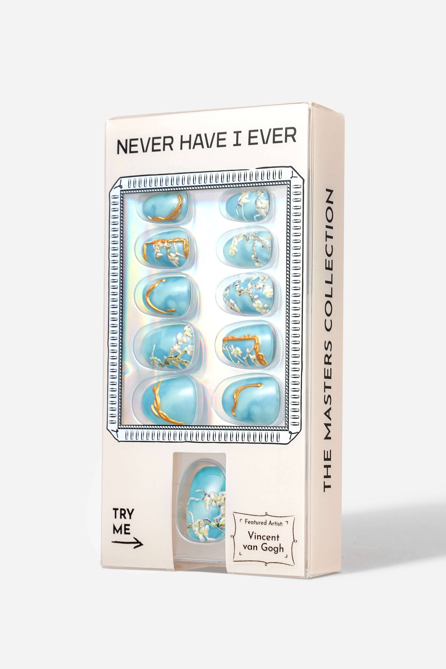 Vincent Van Gogh Almond Blossoms - Short Oval Press-On Nails