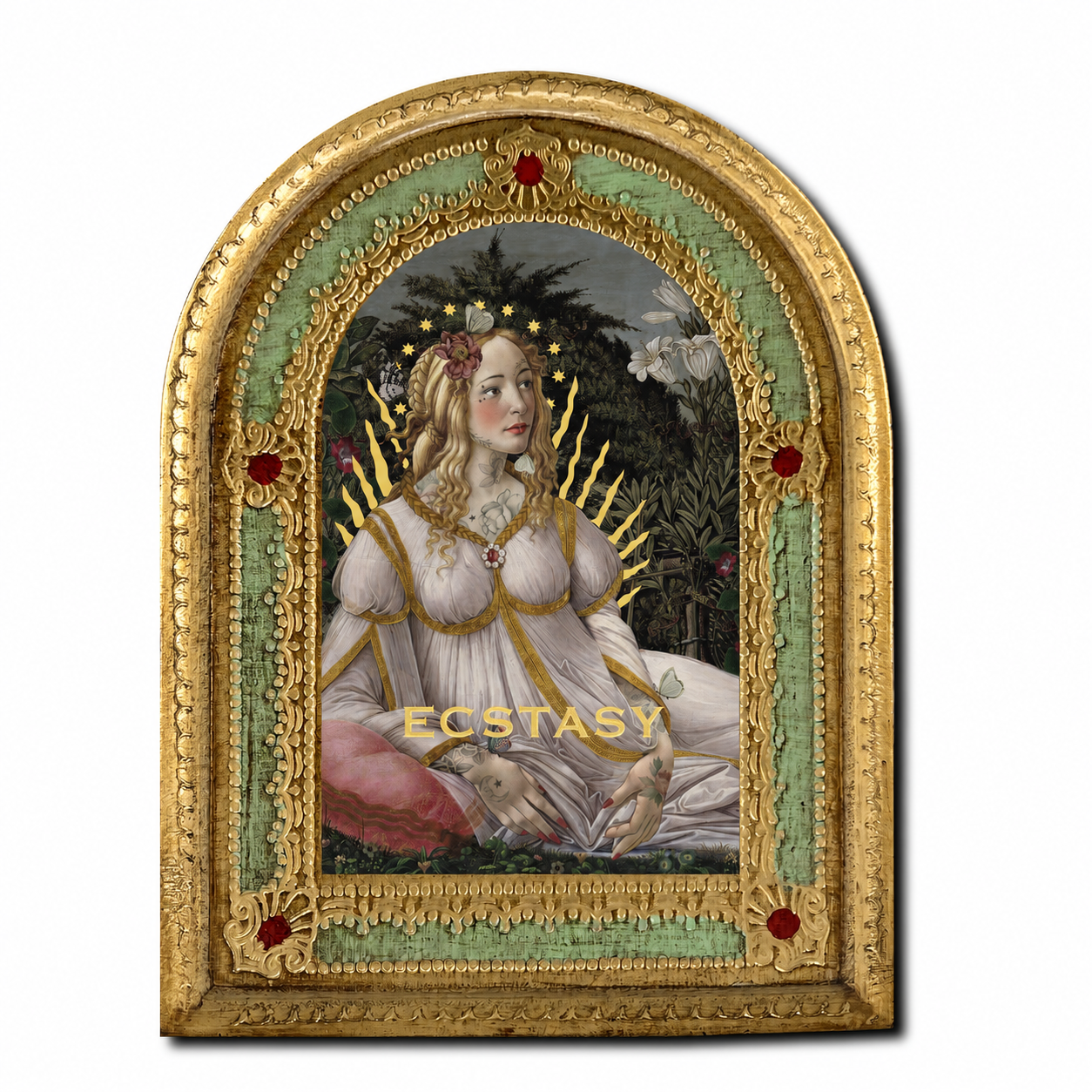 Ecstasy Wooden Wall Plaque by Voglio Bene