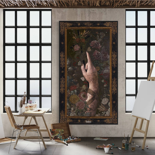 Il Battista Velvet Wall Tapestry by Voglio Bene (93x54”)