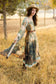 Awakening Bohéme Printed Long Maxi Slip Dress w/ Landscape