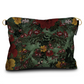 Large Birds Velvet Pouch by Voglio Bene