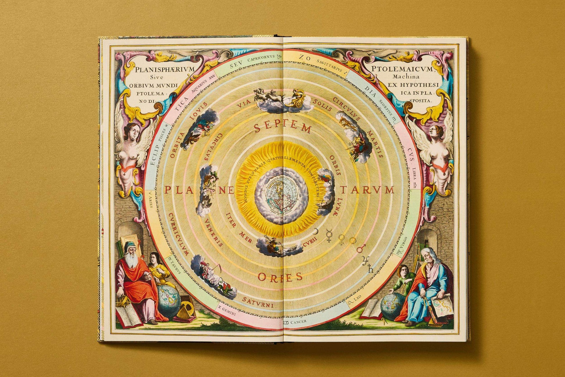 Cellarius Atlas (German, French, English)