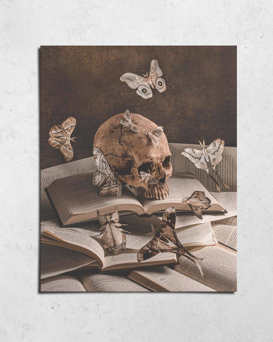 Bury Me In The Library Fine Art Print by Alyssa Thorne