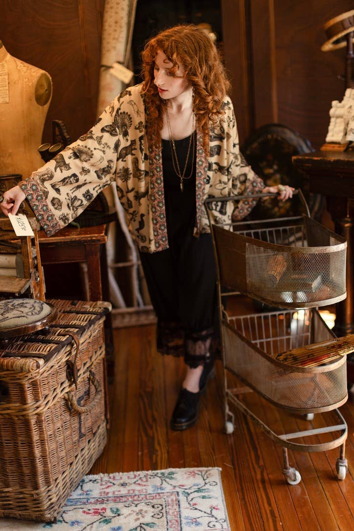 Curiosities Pixie Crop Kimono