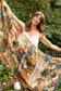 Stay Gold Scarf with Rabbits, Bees and Flowers