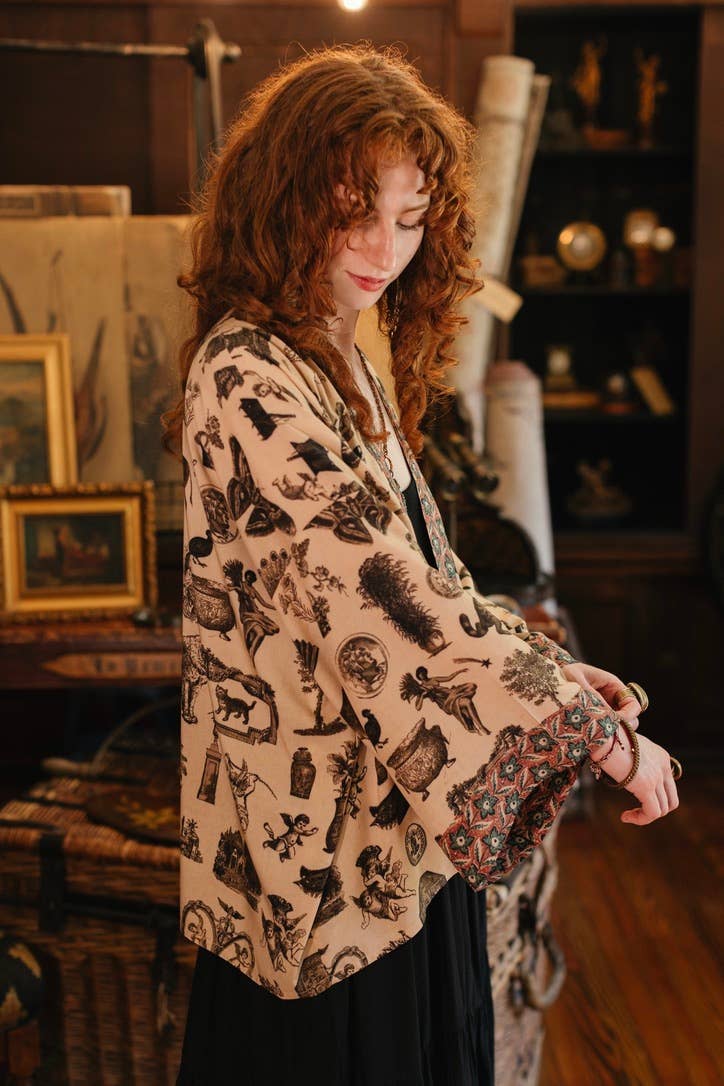 Curiosities Pixie Crop Kimono