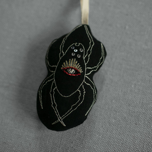 Hourglass Spiders - Cotton & Lavender filled Ornament