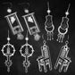 Guillotine Earrings by While Odin Sleeps