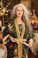 Labour of Love Opera Duster Kimono Robe w/ florals & violin