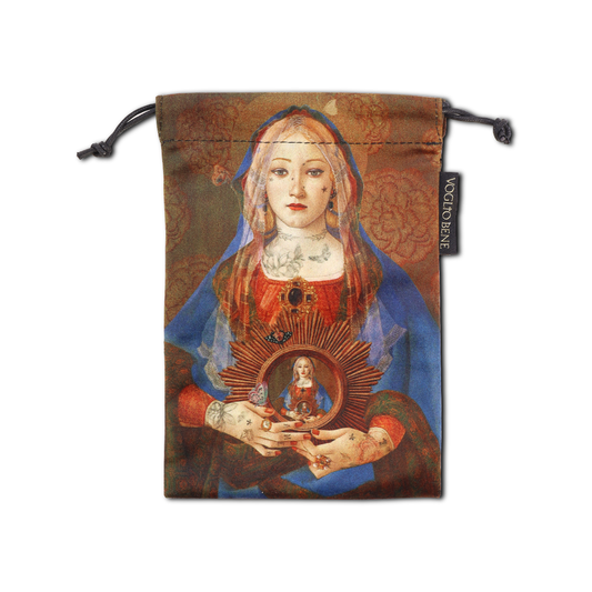 Madonna Drawstring Tarot Bag by Voglio Bene