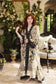 Honey & The Moon Opera Duster Kimono Robe w/ Florals & Bees