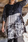 Stargazer Artist Dress with Pockets & Celestial Print
