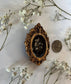Resin Hair Clip - Baby's Breath - in Antique Ornate Frame