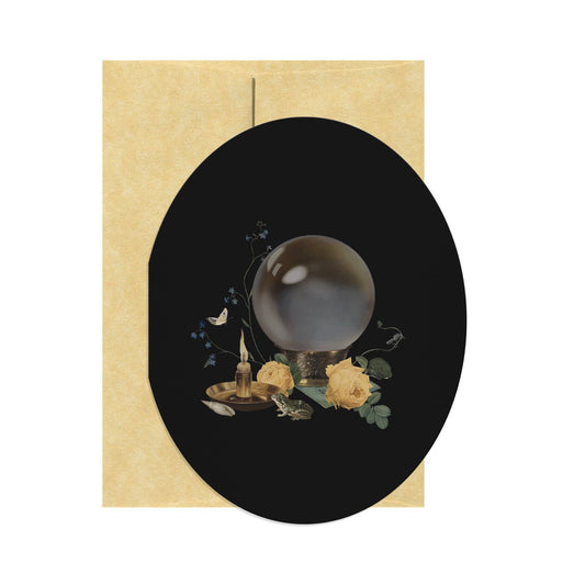 Crystal Ball Greeting Card by Open Sea