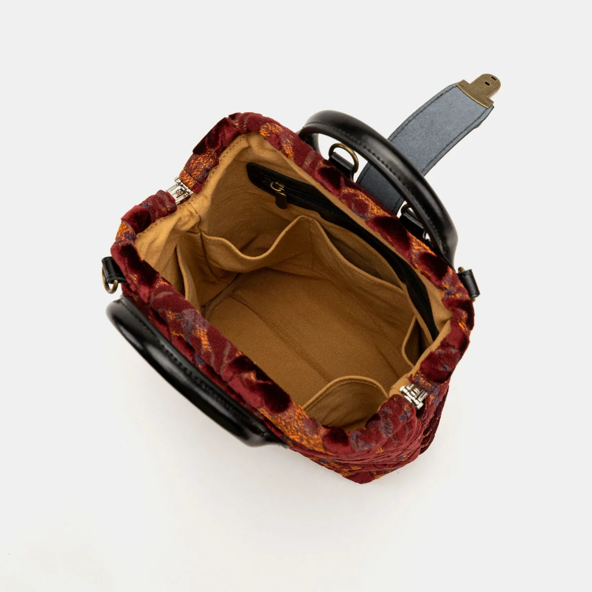 Burnout Velvet Wine Everyday Carpet Backpack