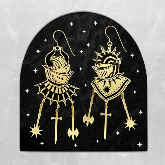 To The Death Earrings by While Odin Sleeps