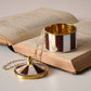 Burgundy and Cream Mother of Pearl Circus Tent Trinket Box