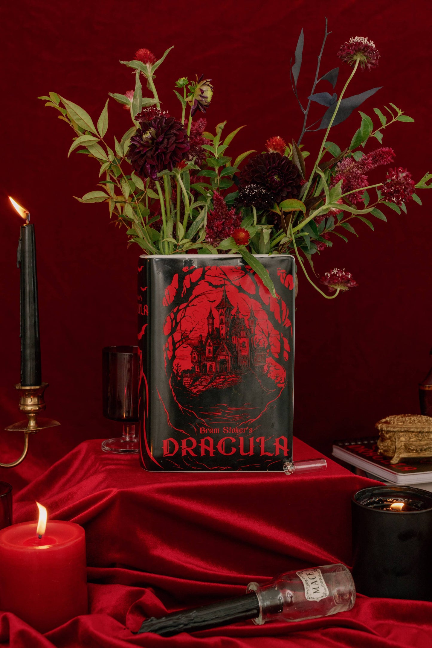 Dracula Book Vase