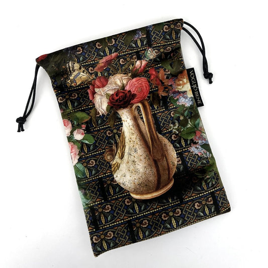 Saint Sebastian Tarot Drawstring Bag by Voglio Bene