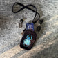 Beetle - The Guardian Embroidered Velvet Cell & Sunnies Pouch